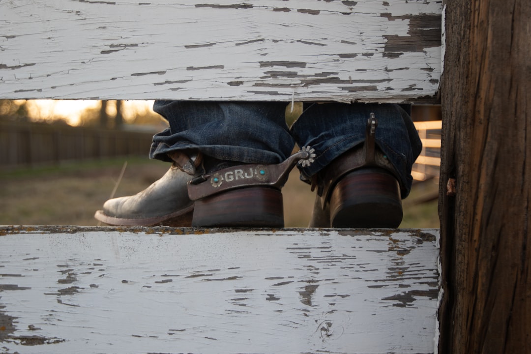Photo cowboy boots