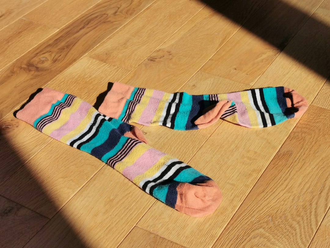 Photo over-the-knee socks
